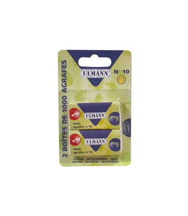 Agrafes N10 En Boite De 2000 730102 - Ulmann