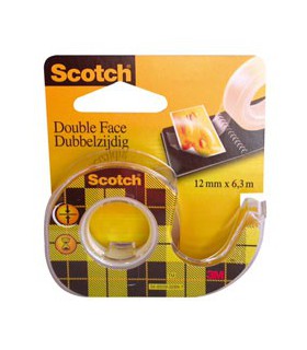 RL SCOTCH DOUBLE FACE 6.3X12MM  136D - 3M