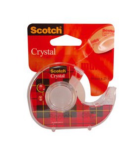 Dévidoir Scotch "Crystal" 25 m X 19 mm - 3M