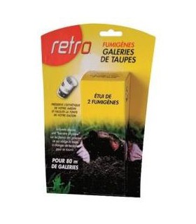 Fumigène Taupes spécial galeries (RETAP3) - Retro.