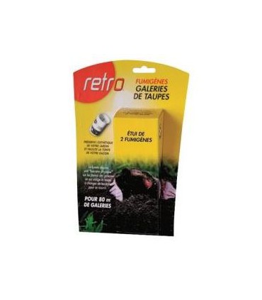 Fumigène Taupes spécial galeries (RETAP3) - Retro.