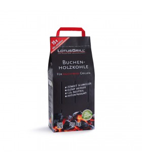 Charbon de Bois de Hêtre 2.5 Kg - LotusGrill