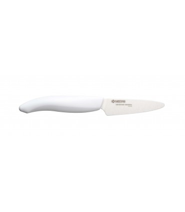 PETIT COUTEAU D’OFFICE, LAME BLANCHE 7,5 CM MANCHE BLANC