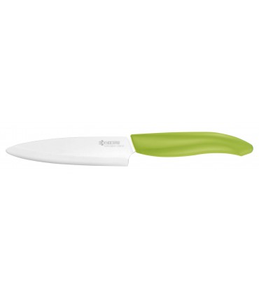 COUTEAU D’OFFICE, LAME BLANCHE 11 CM MANCHE VERT