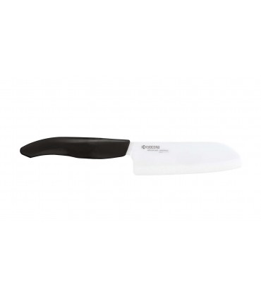 MINI SANTOKU LAME BLANCHE 11,5 CM MANCHE NOIR