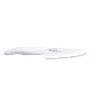 COUTEAU UNIVERSEL, LAME BLANCHE 13 CM MANCHE BLANC