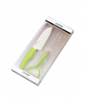 COFFRET VERT SANTOKU MCHE VERT + ECONOME