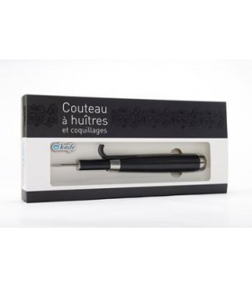 Couteau \"O'Knife\" à Huître Noir - Novac