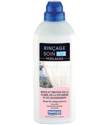 Cura Tende 2 Additif pour Protéger et Rénover les Voilages Blancs 750 mL - Nuncas