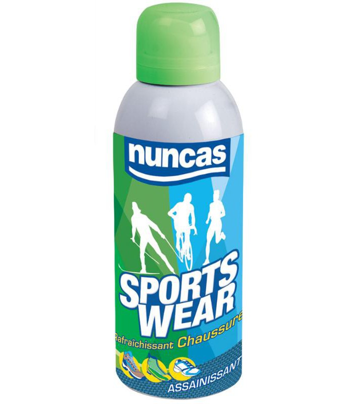 SportsWear Désodorisant en Aérosol pour Chaussures 150 mL - Nuncas