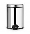 POUBELLE À PÉDALE, 5 LITRES, BRILLIANT STEEL - BRABANTIA