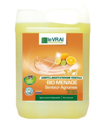 BIO MENAGE AGRUMES 5L LE VRAI