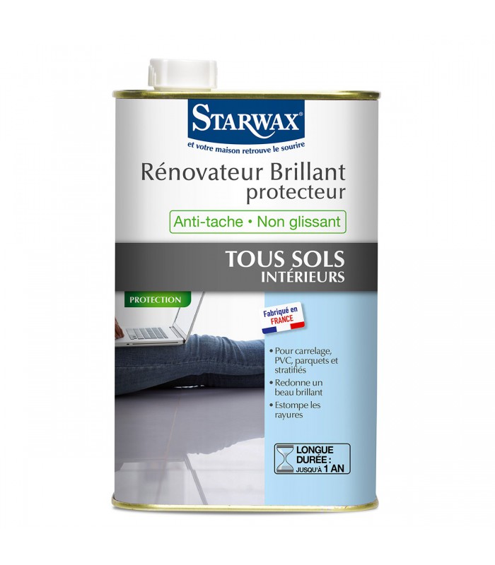 Nettoyant doux parquet et sol stratifié STARWAX 1 L