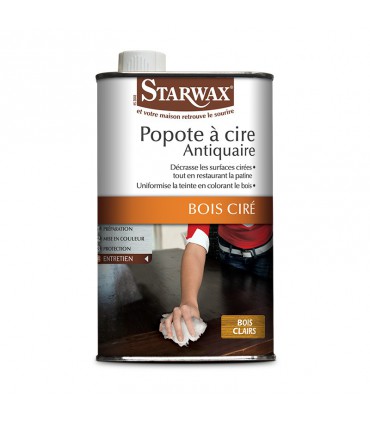 POPOTE CIRE ANTIQUAIRE BOIS FONCE 500 ML
