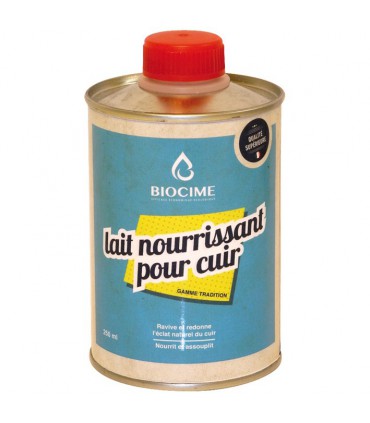 Lait nourrissant pour cuir