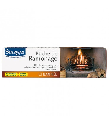 Bûche de Ramonage pour Poêle & Cheminée - Starwax