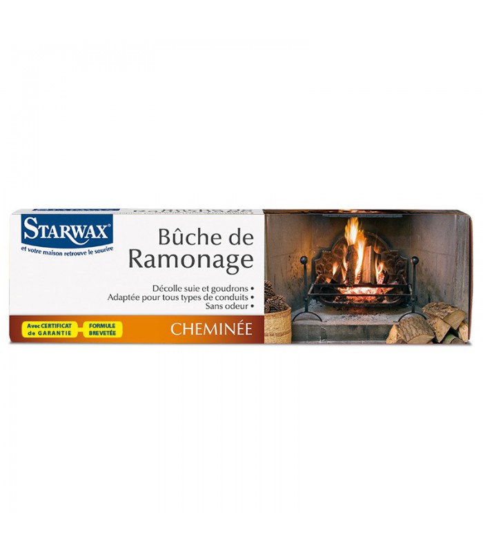Bûche de Ramonage pour Poêle & Cheminée - Starwax