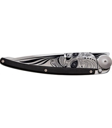 Couteau deejo tattoo 37g grenadille lat. skull