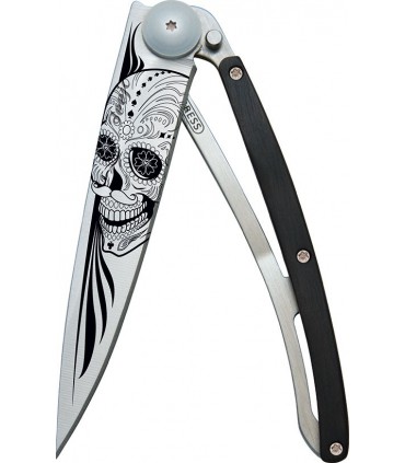 Couteau deejo tattoo 37g grenadille lat. skull