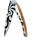 Couteau deejo tattoo 37g genevrier tribal
