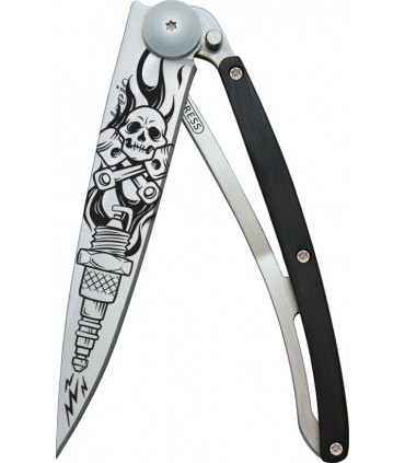 Couteau deejo tattoo 37g grenadille biker