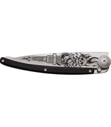Couteau deejo tattoo 37g grenadille biker
