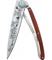 Couteau deejo tattoo 37g bois de rose cerisier
