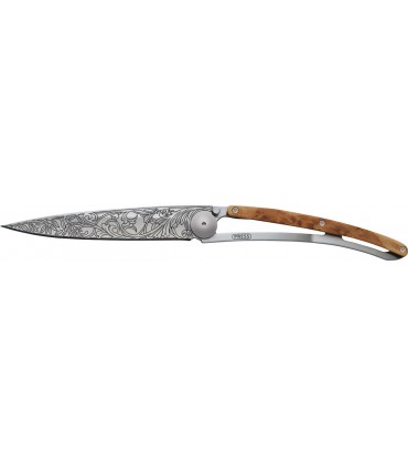 Couteau deejo tattoo 37g genevrier art nouveau