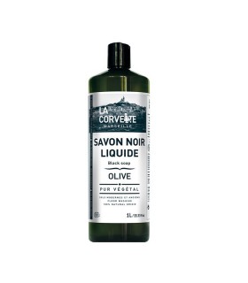 SAVON NOIR LIQUIDE OLIVE 1L