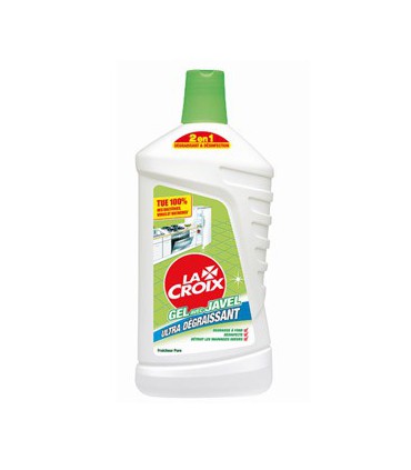 Javel lacroix gel dégraissant a/javel 1l