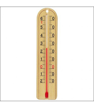 Thermometre Bois 22Cm 42055 - Stil