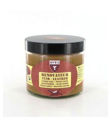 Rénovateur cuir crème pot 250ml blanc - Avel