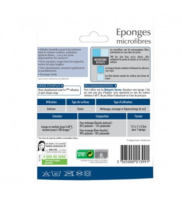 EPONGES MICROFIBRES X 2