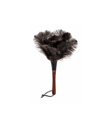 Plumeau autruche cuir 30cm - Redecker
