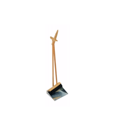 Set balai + pelle mch long inox - Redecker