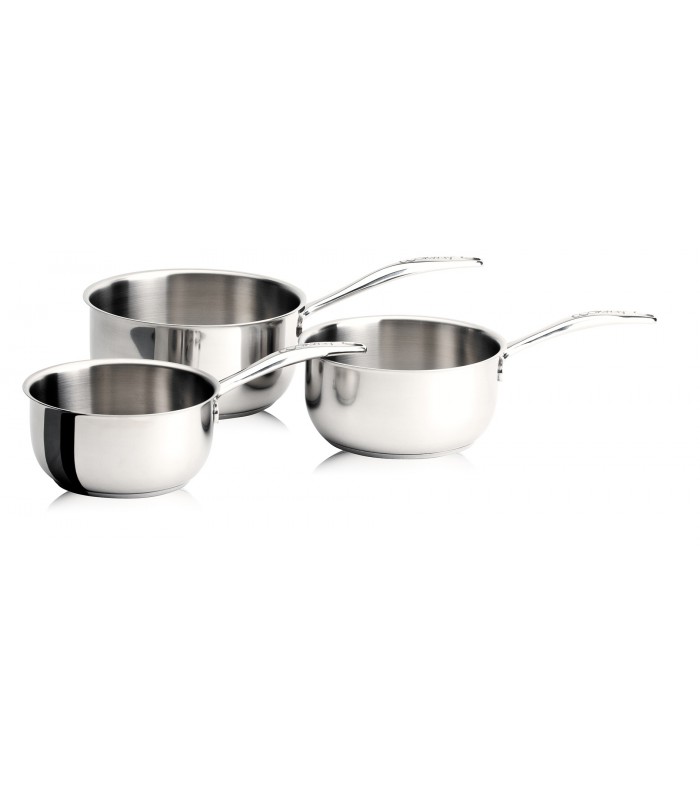 Set de 3 casseroles Inox Classique