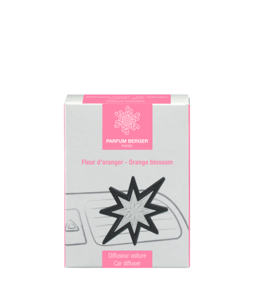 Diffuseur voiture fleur d'oranger