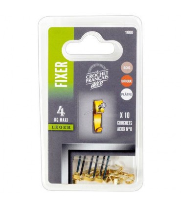 CROCHET ACIER LAITON N 0  CTE 10  1000