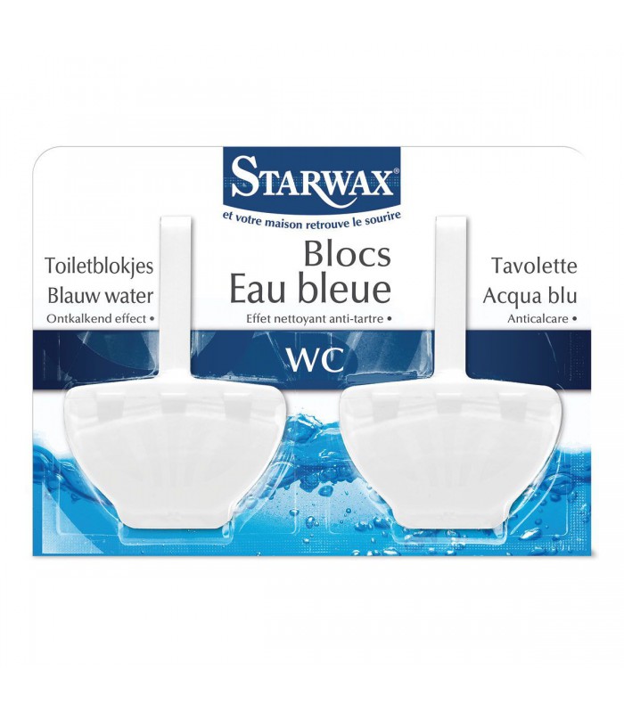 BLOCS WC EAU BLEUE BLIST 2X40 G