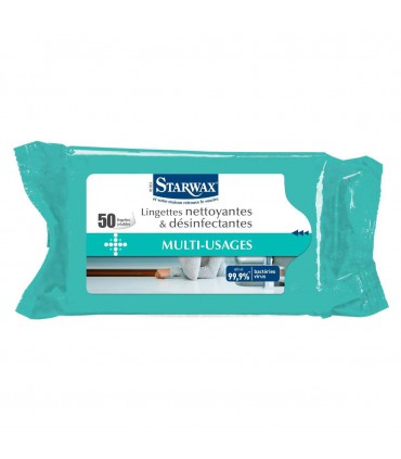 LINGETTES NETTOYANTES DESINF. X 50