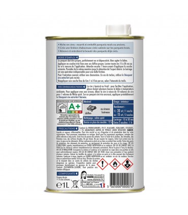 Cire parquets concentrée 1L. - Starwax.