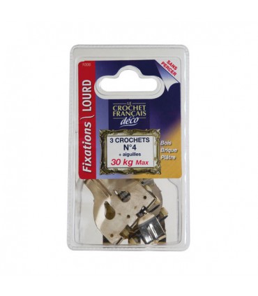 CROCHET ACIER LAITON N 4  CTE 03  1006