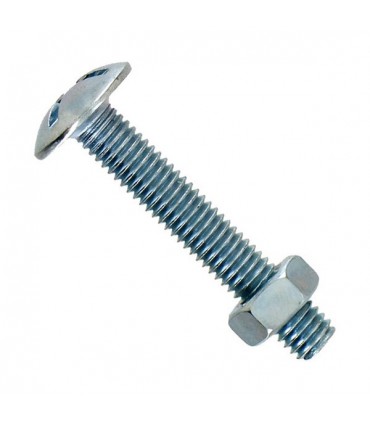 Boulon Poêlier Acier Zingué 6 X 20 mm - Vynex