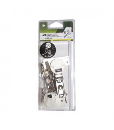 Charnière invisible d35 en applique 92