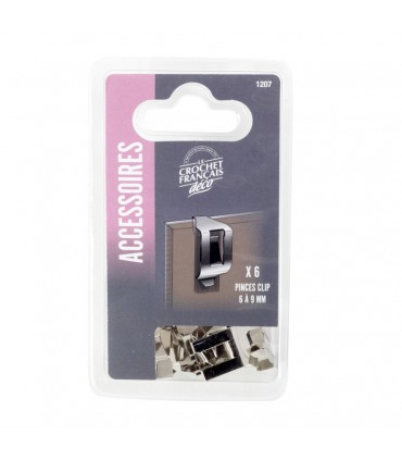 PINCE CLIPS DE 6 A 9 BLIST. 6 1207
