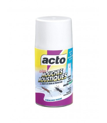Recharge Aérosol Anti-Moustiques pour Diffuseur Acto'matic 250 ml - Acto
