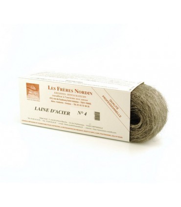 LAINE D'ACIER N°4 200 GR