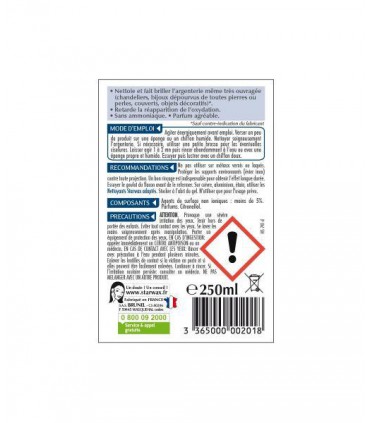 NETTOYANT SPECIAL ARGENT 250 ML