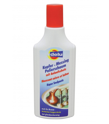 Polish Moussant Cuivre et Laiton 150 mL - Delu