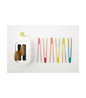 Pince à Toast en Bambou Aimantée - Couleurs au Choix - Pebbly